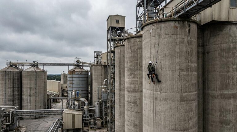 Praca w przestrzeniach zamkniętych — silosy i zbiorniki. Procedury i bezpieczeństwo