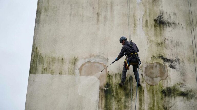 Zielony nalot na elewacji — skutki dla tynku i kiedy trzeba działać