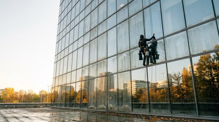 Jak często myć okna i szklane elewacje – harmonogram sezonowy dla budynków komercyjnych