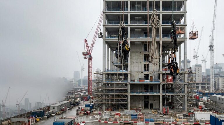 Work at Height on a Construction Site – How a Local Subcontractor Cuts Costs and Shortens the Schedule